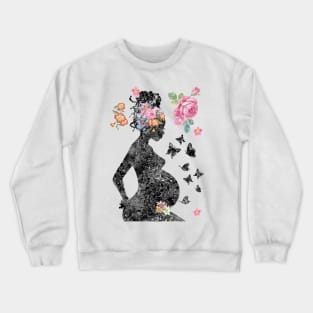 Pregnant woman Crewneck Sweatshirt